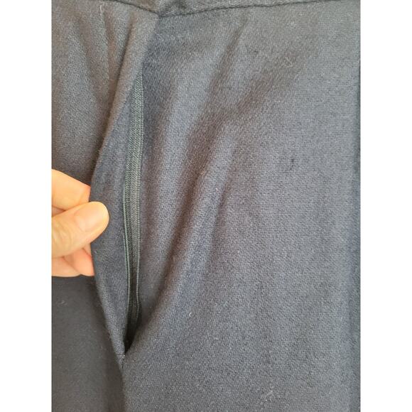 NWT VTG Rrrrruss Togs Navy Blue Wool Blend Career Casual Pants Women's Size 16 - Picture 7 of 15